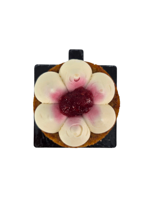 Tartelette framboise fromage - sans gluten