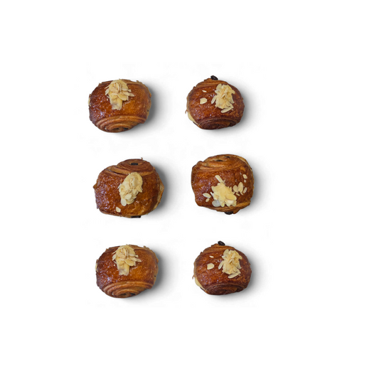 6 chocolatines aux amandes surgelée à cuire
