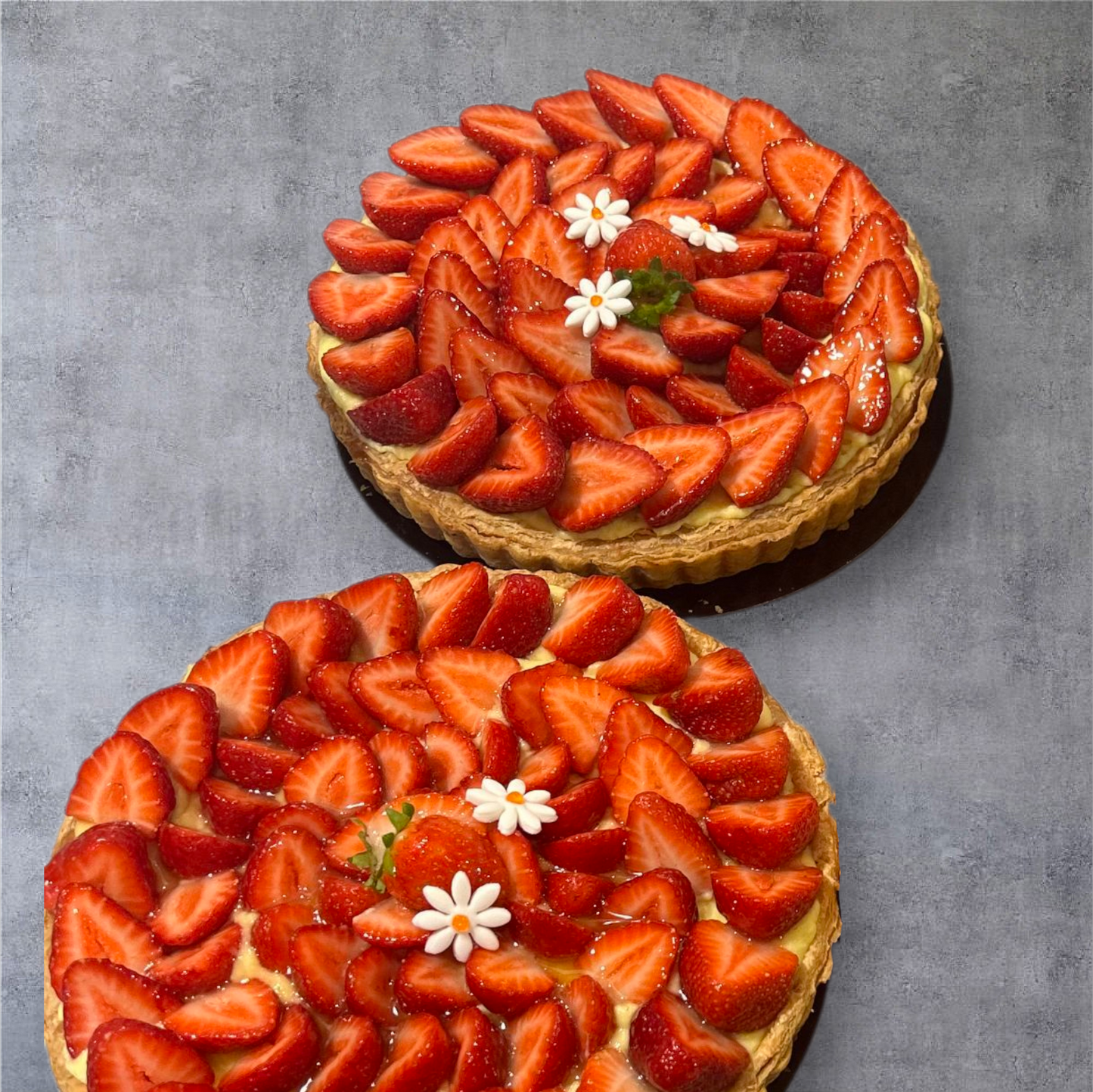 Tarte aux fraises 6-8 pers.